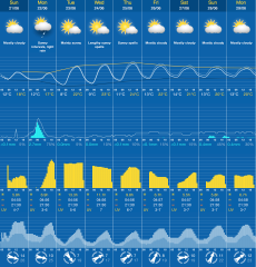 Sunday forcast