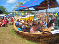 Glastonbury 2015 Greenpeace field