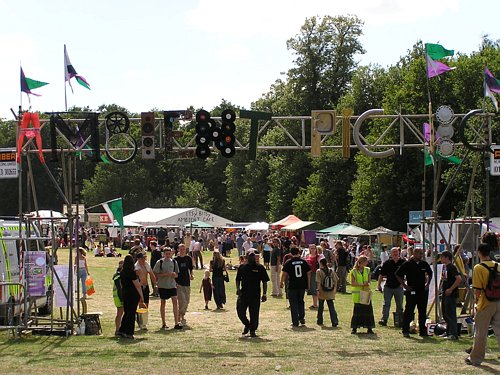 festival site entrance