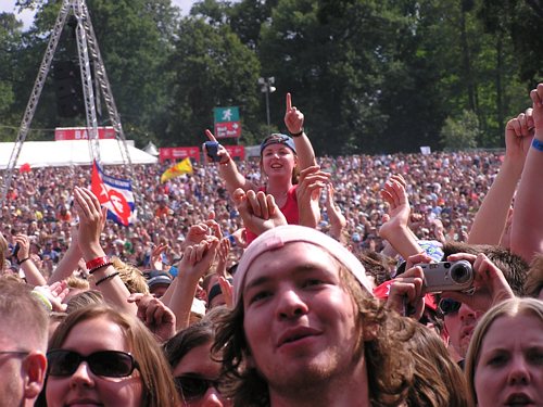 London Live 2012 - crowd @ Snow Patrol