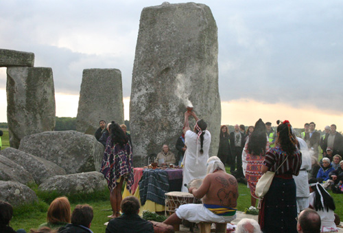 Salisbury International Arts Festival 2014 - Mayan Ceremony @ Stonehenge