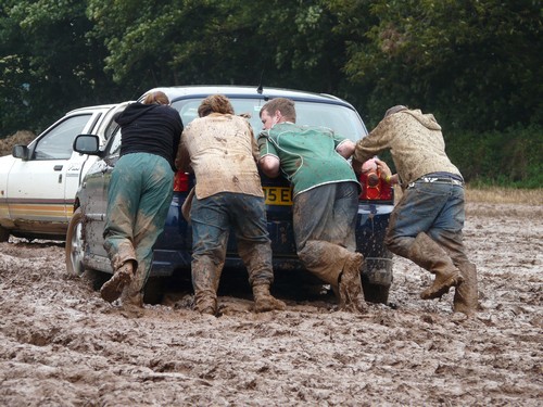 Wakestock 2012 - aftermath (car park 2)