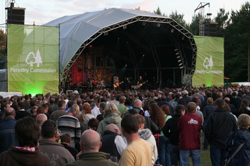 Alfie Boe in the Forests 2012 - around the site