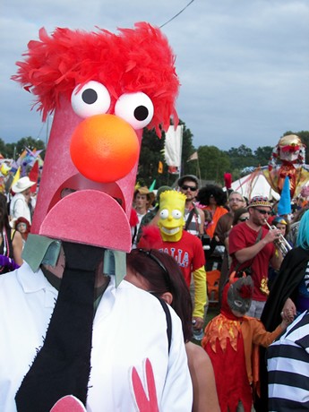 Eric Clapton at Harewood House, Leeds 2008 - fancy dress