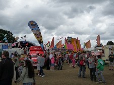 around the festival site