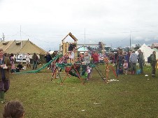 around the festival site