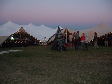 around the festival site