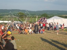 around the festival site