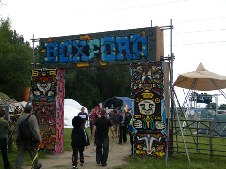 around the festival site