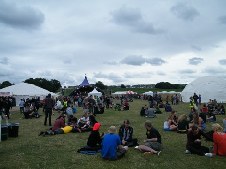 around the festival site