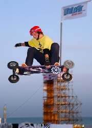 around the festival site (mountain boarders)