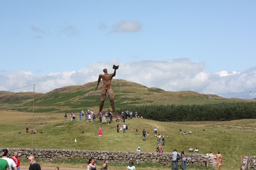 around the festival site (The Wickerman)