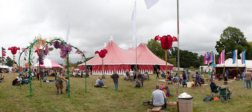 around the festival site (panoramas)