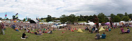 around the festival site (panoramas)