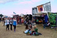 around the festival site