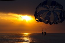 around the festival site (sunset)