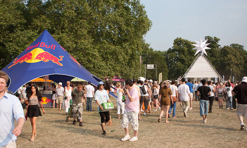 around the festival site