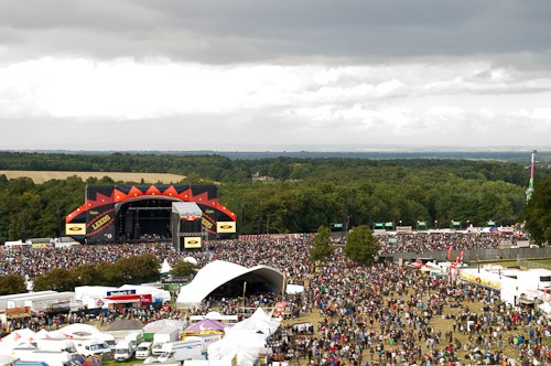 Leeds Festival 2010 - around the festival site (aerial views)