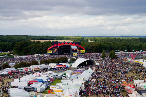 Leeds Festival 2011 - around the festival site (aerial views)