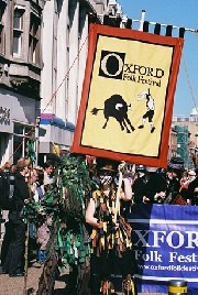 around the festival site (Morris dancers)