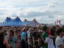 around the festival site (Friday)