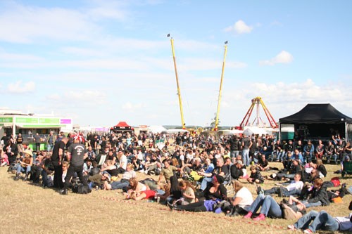 around the festival site