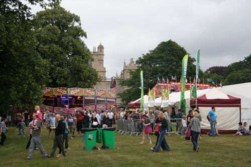 around the festival site