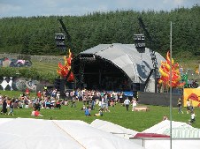 around the festival site