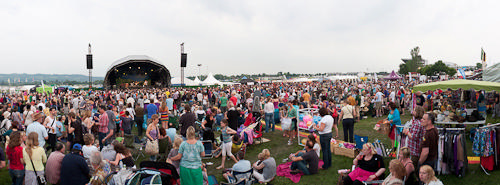 around the festival site (panorama)