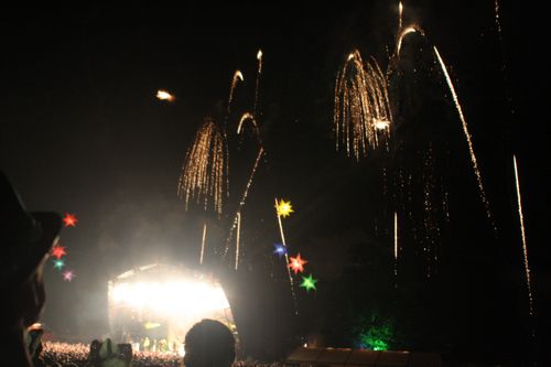 Beautiful Days 2011 - around the festival site (Fireworks)