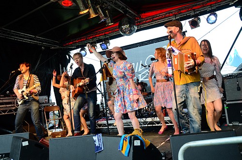 Warwick Folk festival 2013 - Skinny Lister