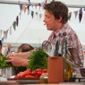 around the festival site (Jamie Oliver)