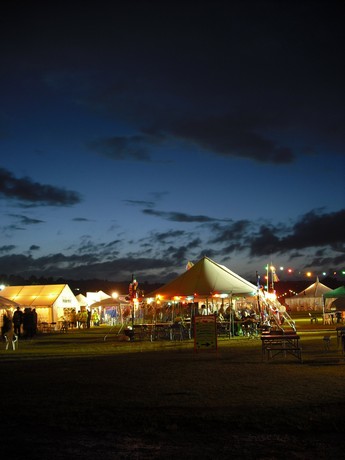 Bromyard Folk Festival 2011 - around the festival site (at night)