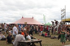 around the festival site