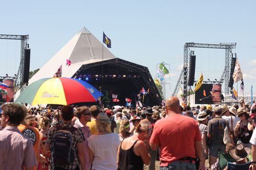 Glastonbury Festival 2013 - Don McLean (crowd)