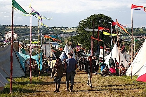 Glastonbury Festival 2013 - around the festival site (Greenfields)