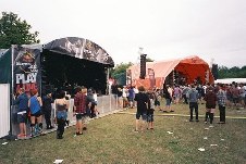 around the festival site