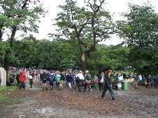 around the festival site (Saturday)