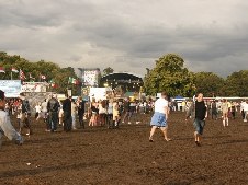 around the festival site