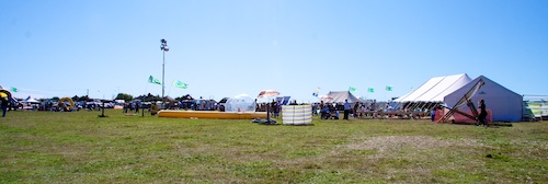 around the festival site