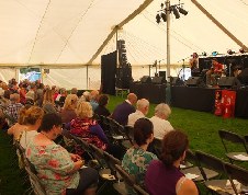 around the festival site (seating)