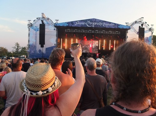 Fairport's Cropredy Convention 2012 - around the festival site (crowds)