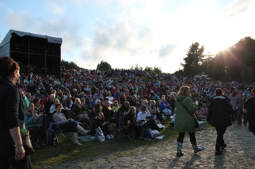 Katherine Jenkins in the Forests 2014 - around the forest site