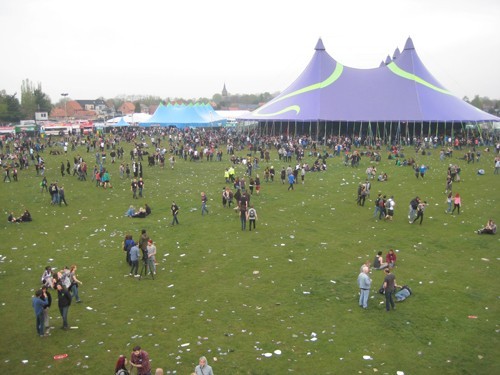 around the festival site