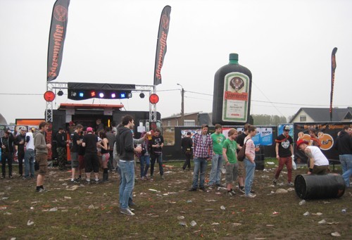 around the festival site