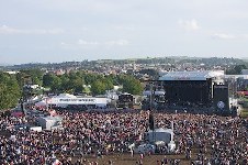 around the festival site (Sunday)