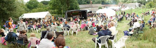 around the festival site (Fire Stage panorama)