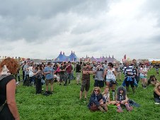 around the festival site (Friday)