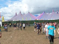 around the festival site (Saturday)