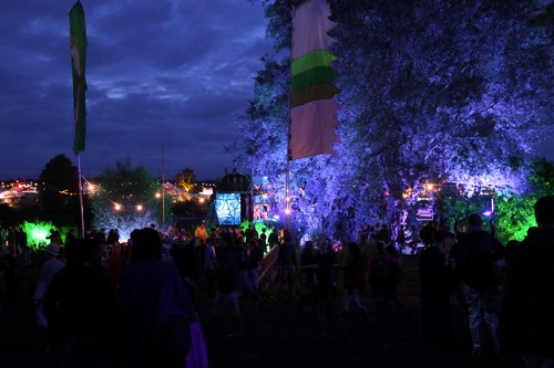 around the festival site (Friday)